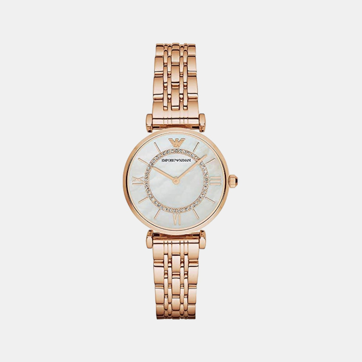 Emporio Armani Round White Analog watch