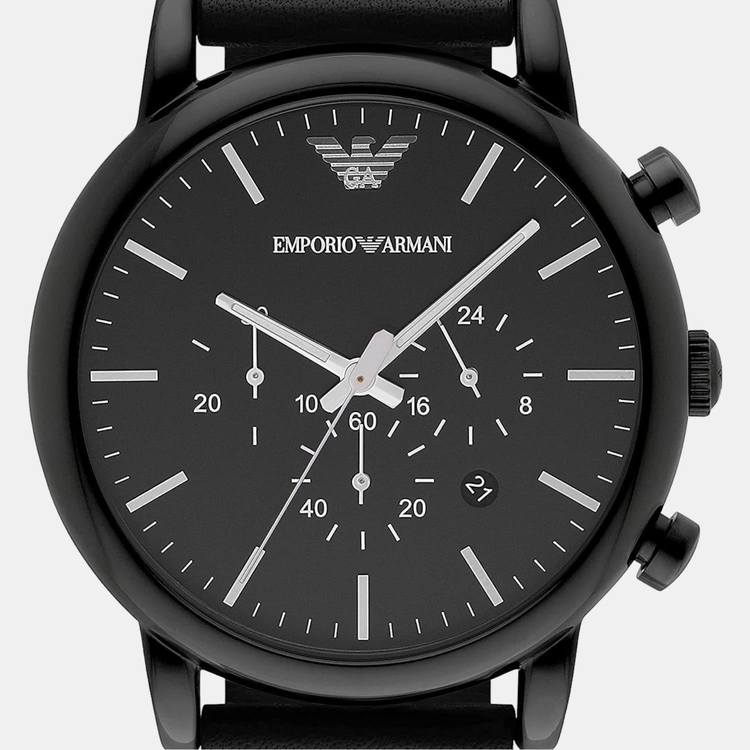 Emporio Armani Stainless Steel Round watch