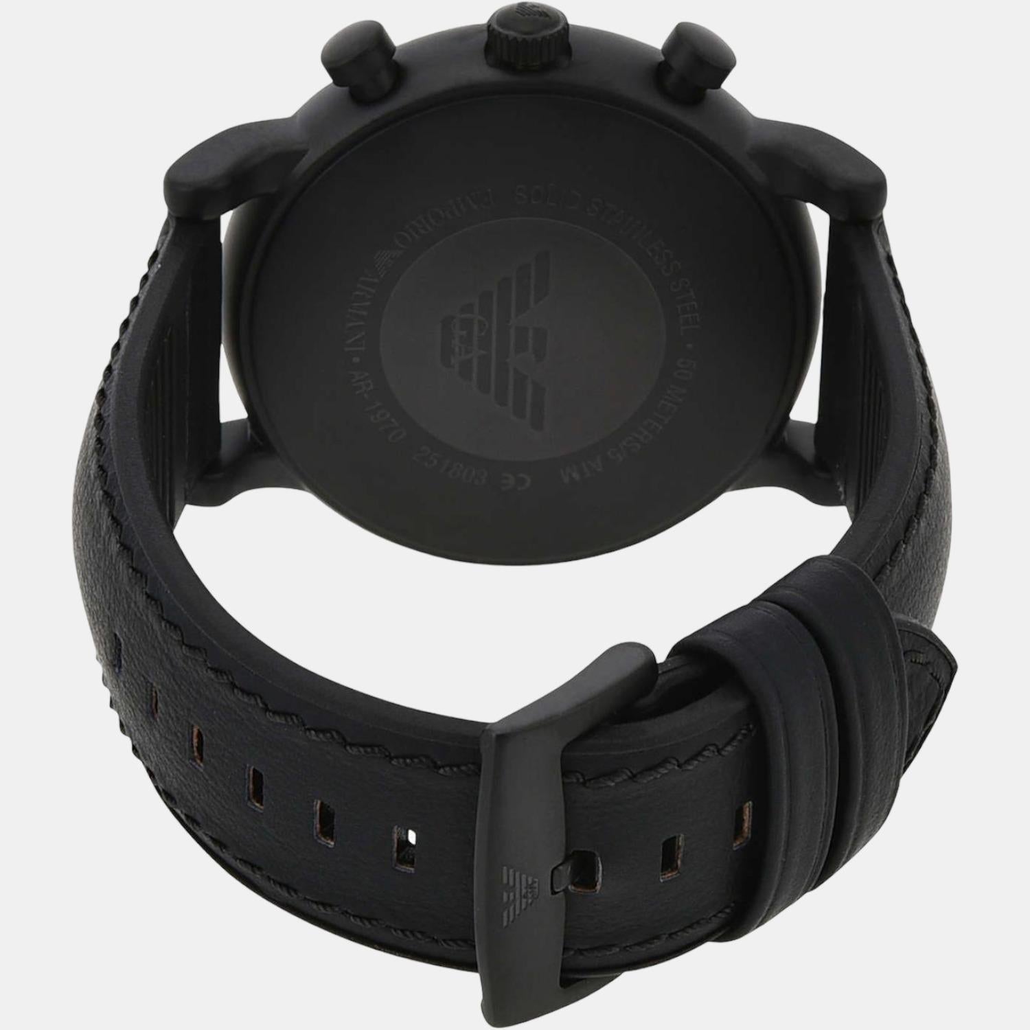 Emporio Armani 46 mm Round Quartz watch