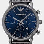 Emporio Armani Stainless Steel Blue watch
