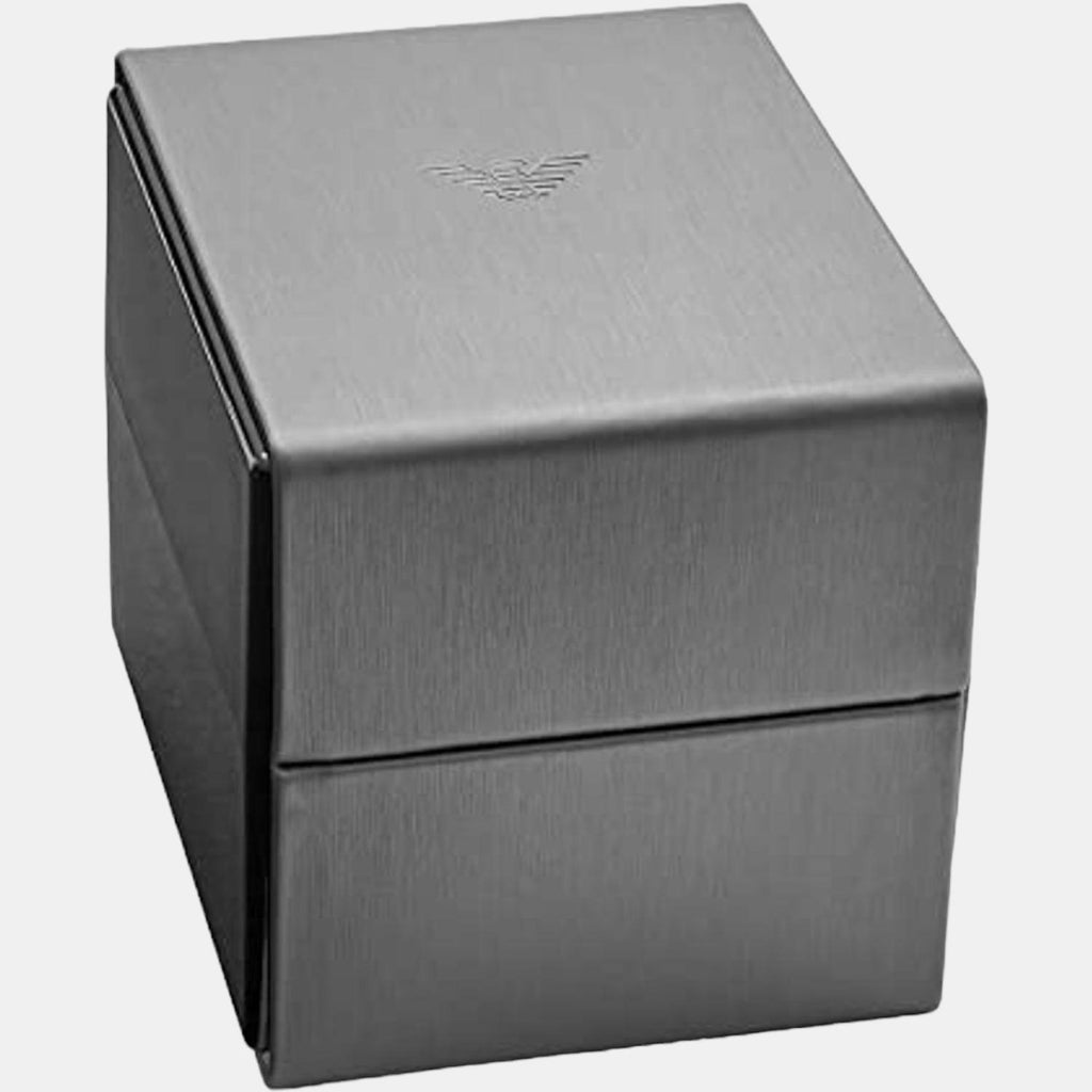 Emporio Armani Leather Rose Gold watch