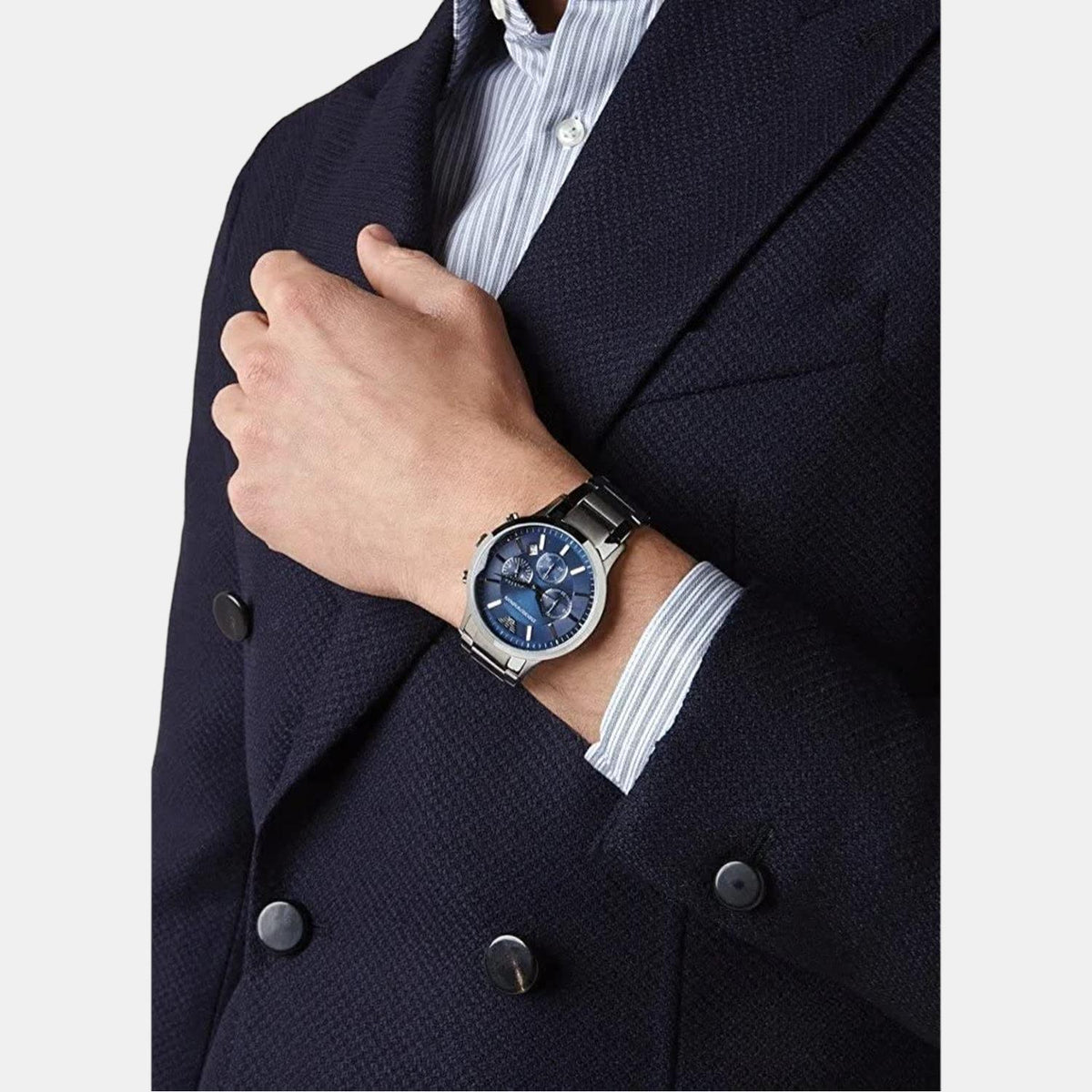 Emporio Armani Round Quartz Chronograph Men watch