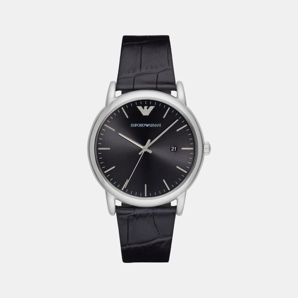 Emporio Armani Round Black Analog watch