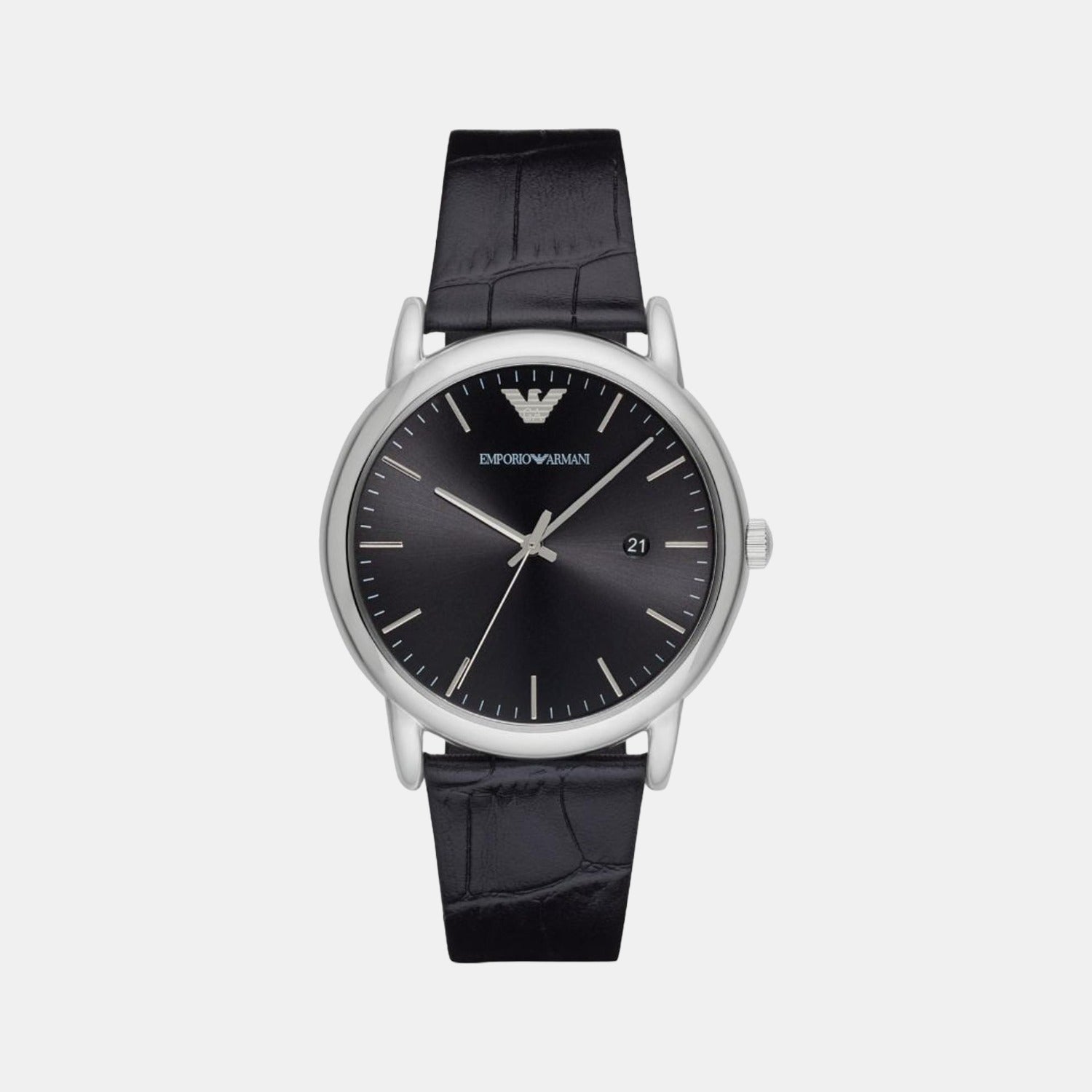 Emporio Armani Round Black Analog watch