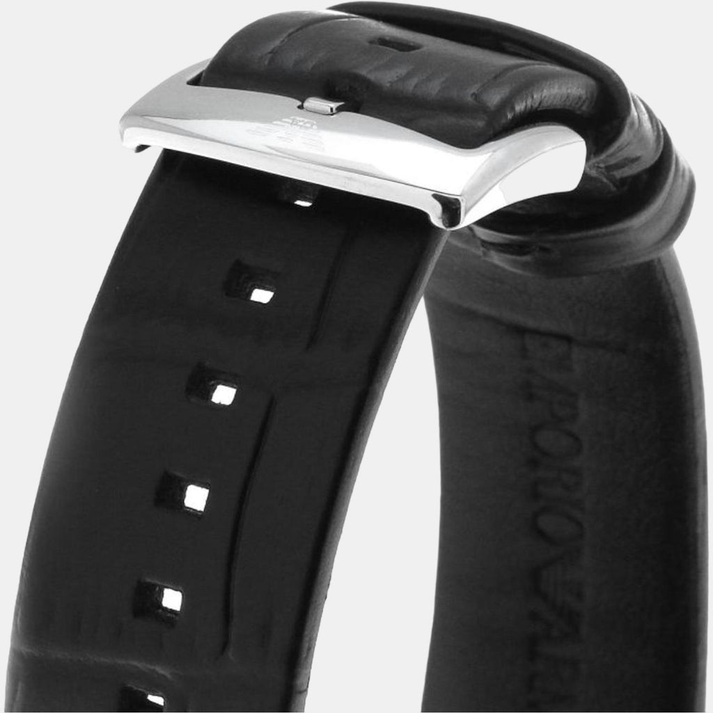 Emporio Armani Leather Black watch