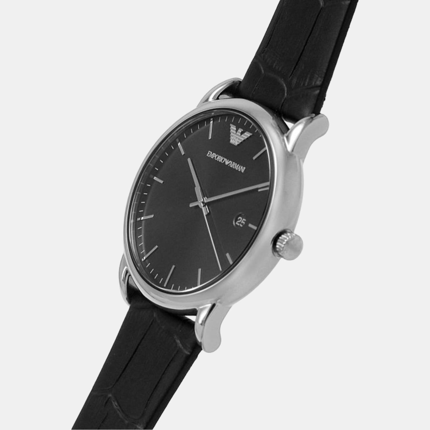 Emporio Armani 43 mm Black Quartz watch