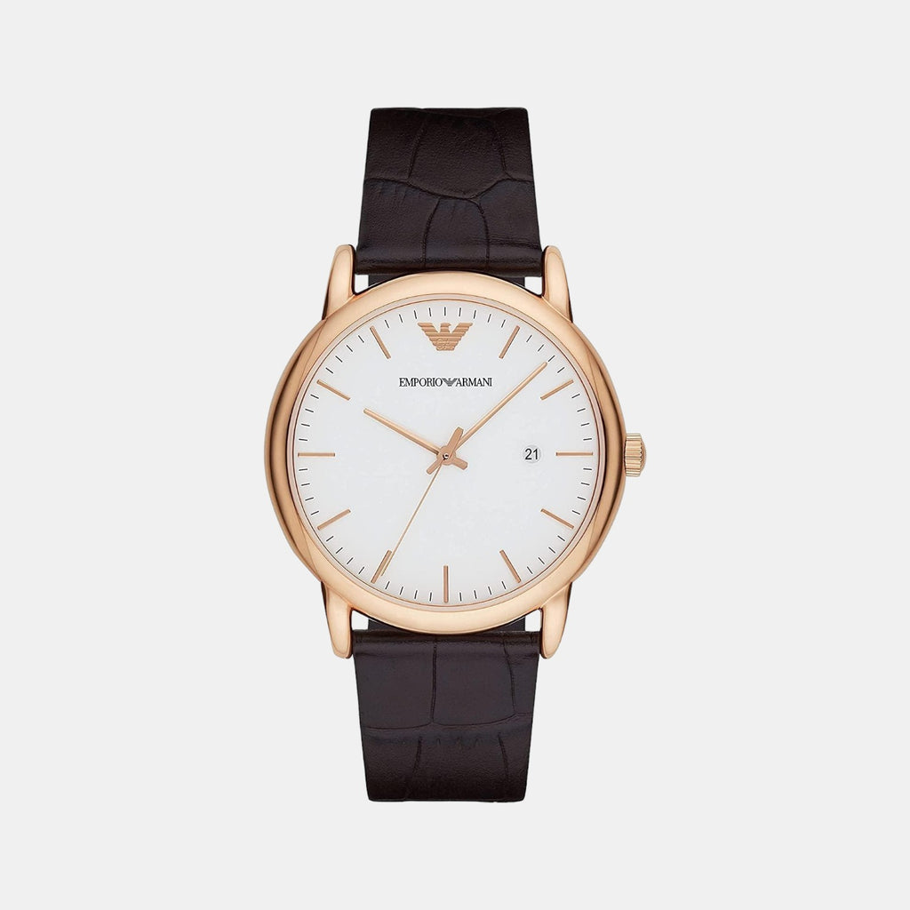 Emporio Armani Round White Analog watch