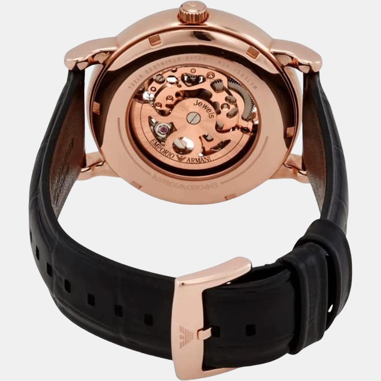 Emporio Armani Men Round Silver watch