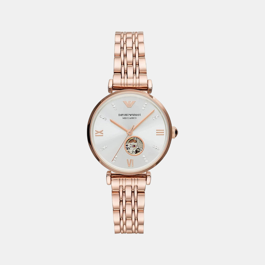 Emporio Armani Round Silver Analog watch