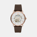 Emporio Armani Round White Chronograph watch