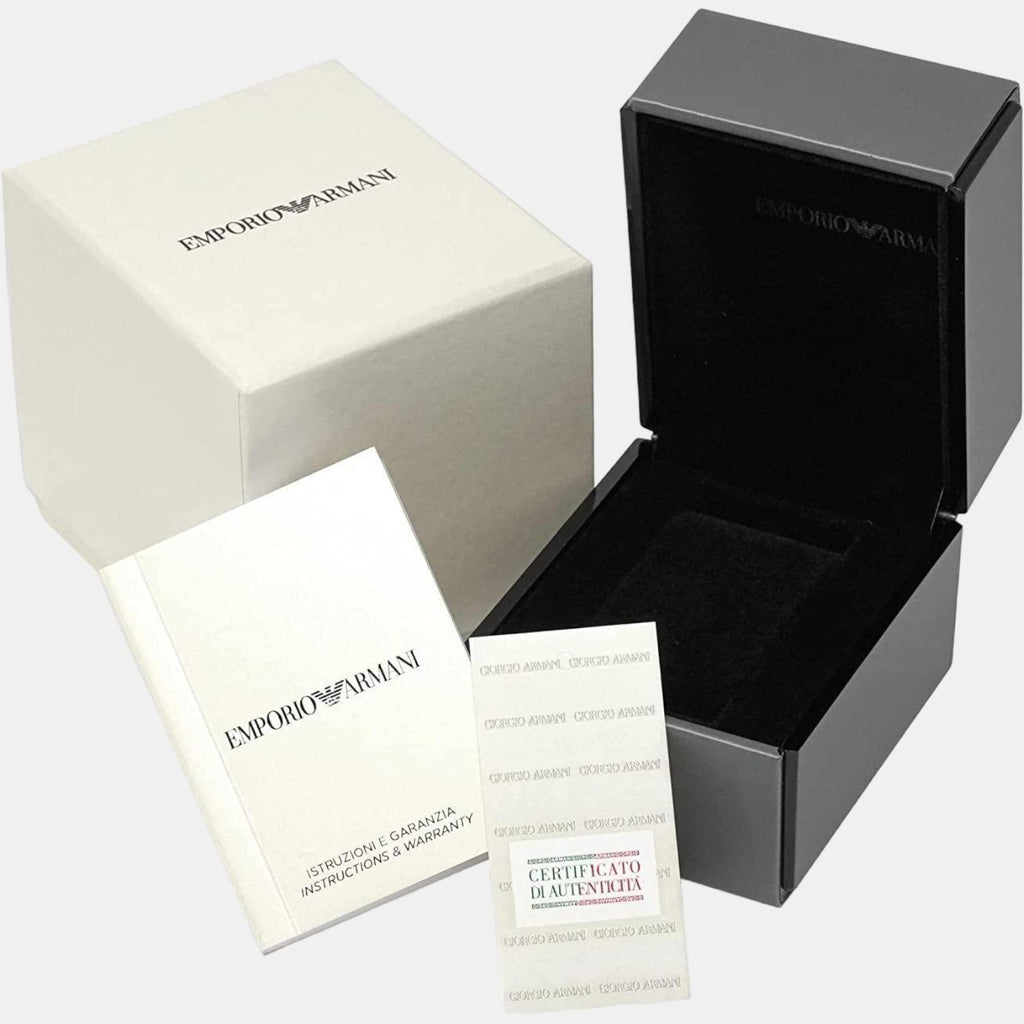 Emporio Armani Leather White watch
