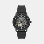 Emporio Armani Round Black Chronograph watch