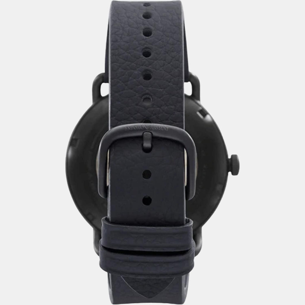 Emporio Armani Men Round Black watch