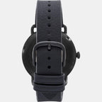 Emporio Armani Men Round Black watch