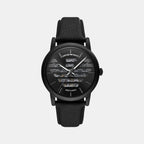 Emporio Armani Round Black Analog watch