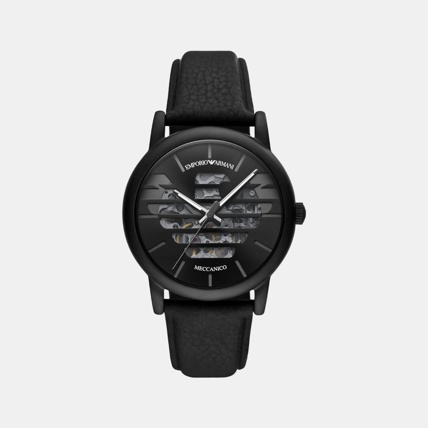 Emporio Armani Round Black Analog watch