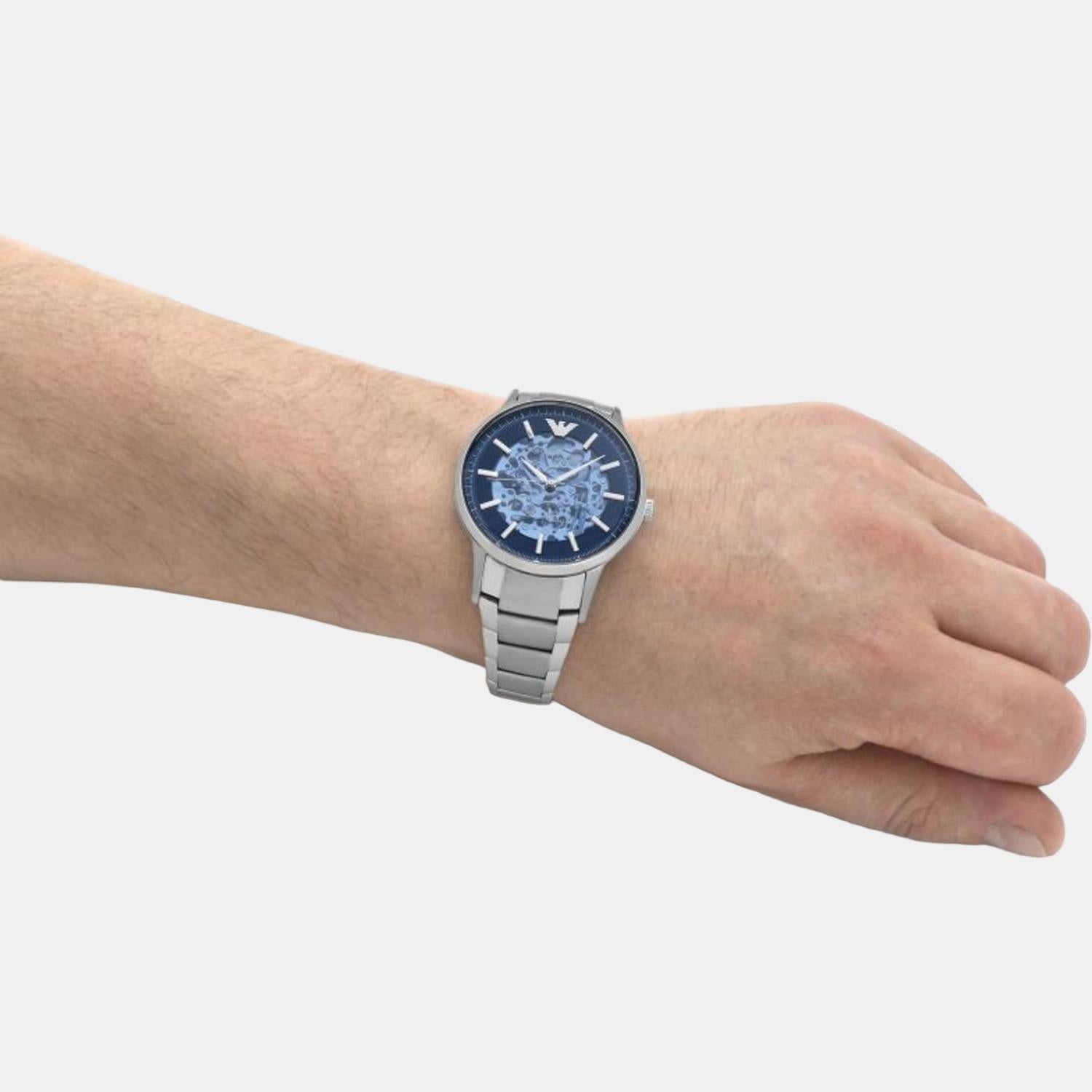 Emporio Armani 43 mm Silver Automatic watch