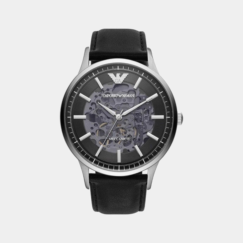 Emporio Armani Round Black Analog watch