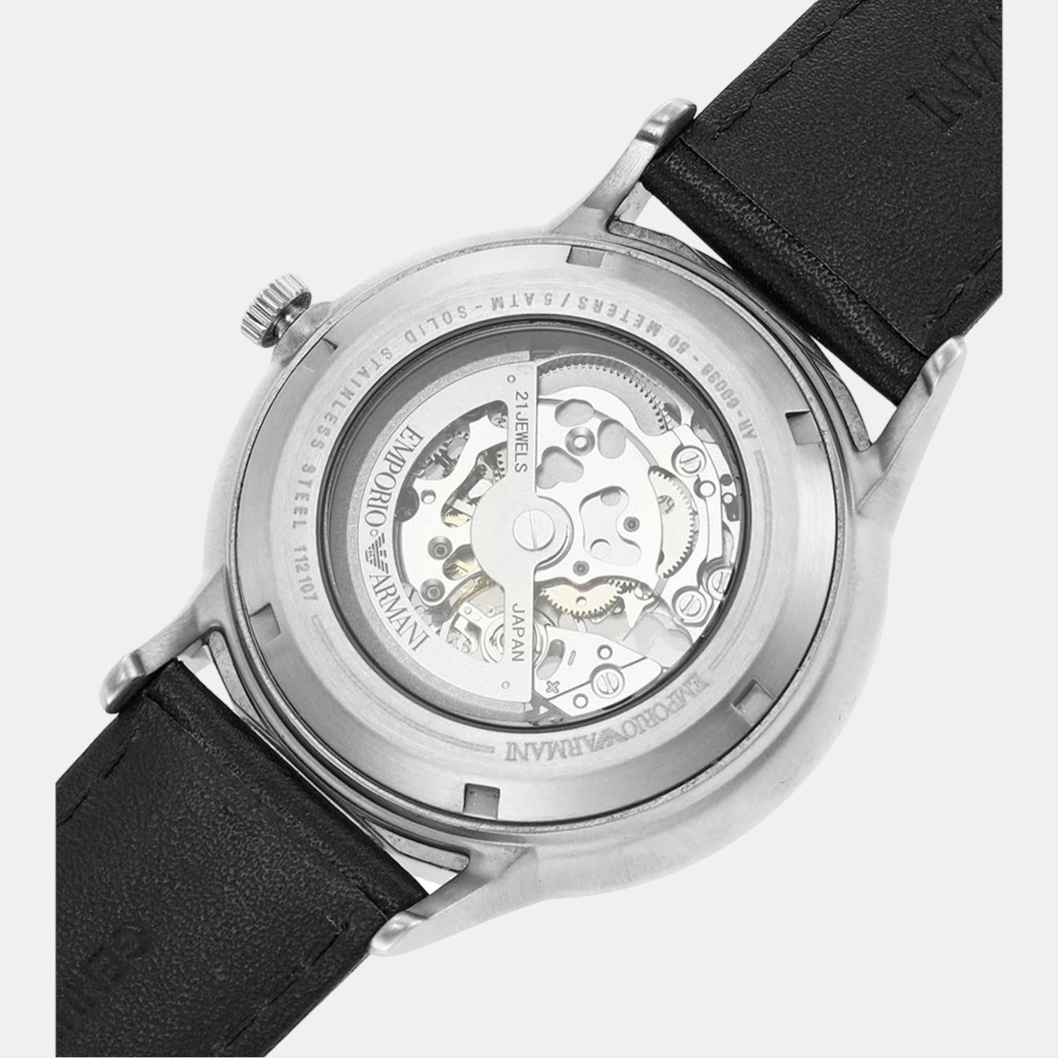 Emporio Armani Leather Black watch