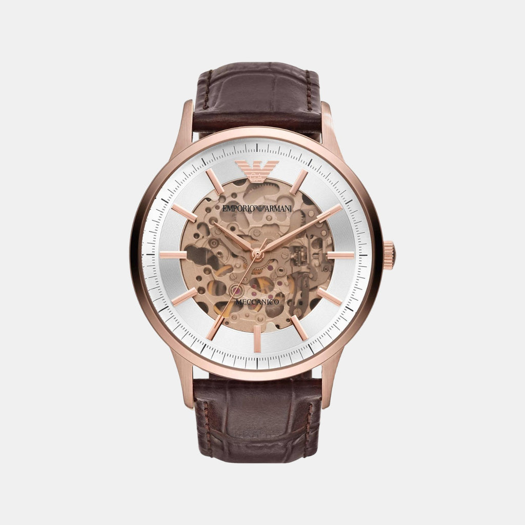 Emporio Armani Round Silver Analog watch