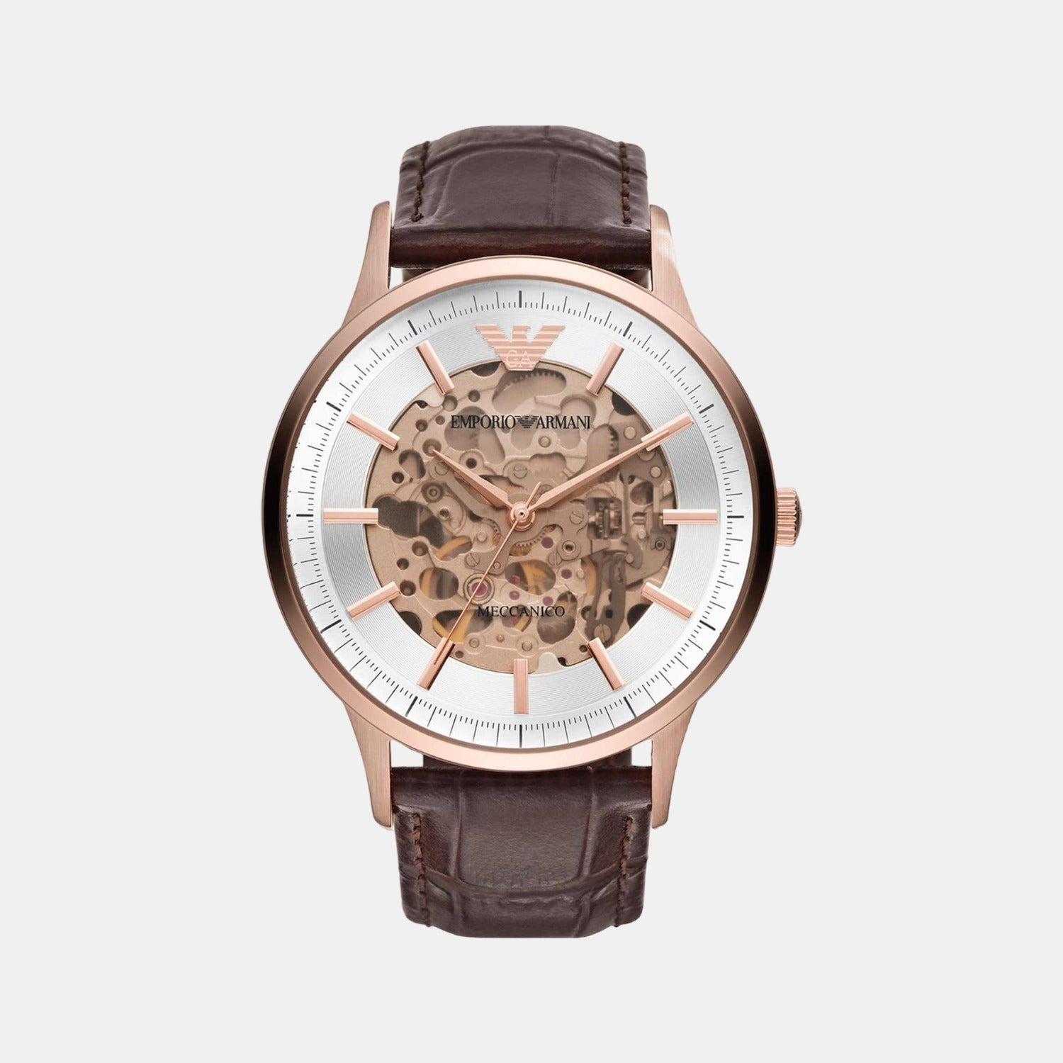 Emporio Armani Round Silver Analog watch