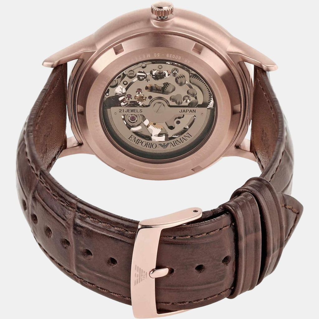 Emporio Armani Men Round Silver watch