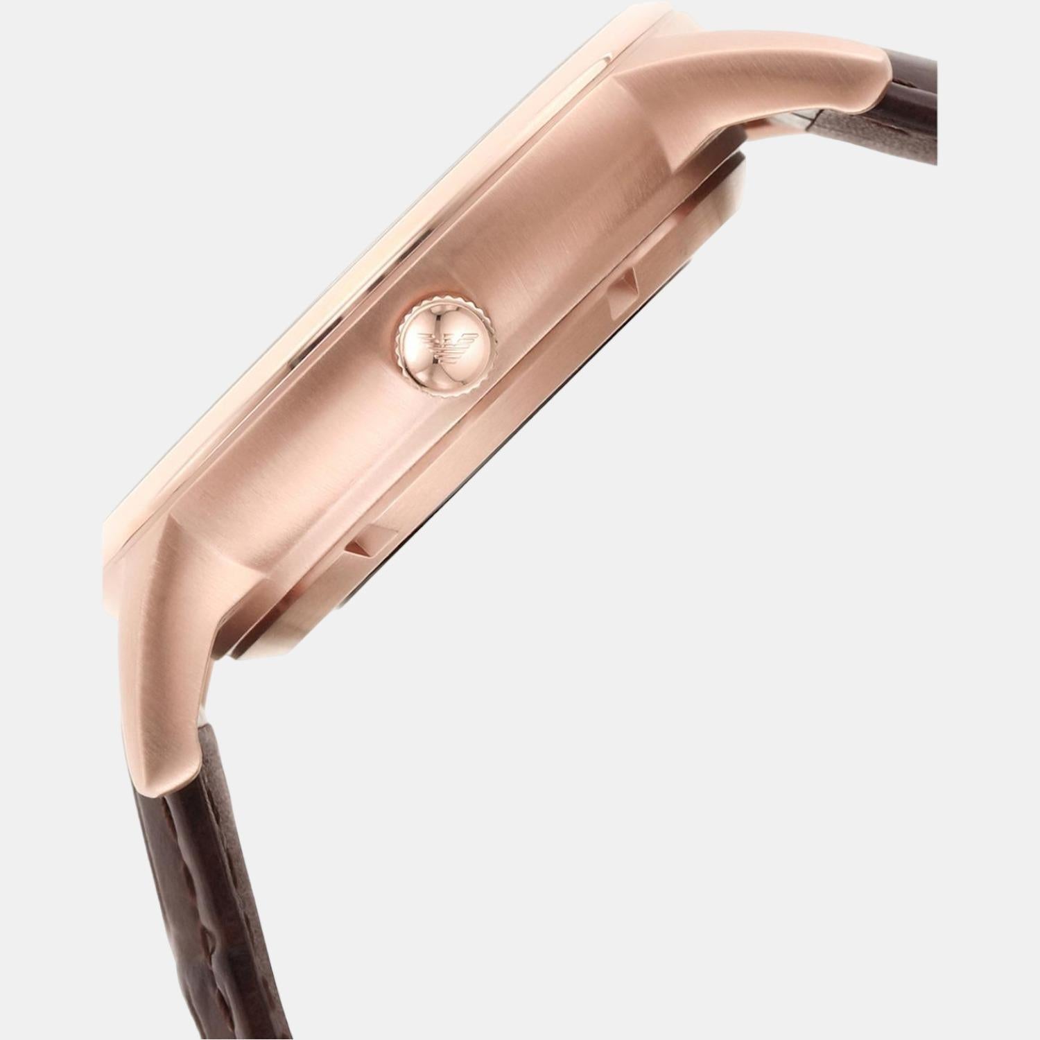 Emporio Armani Stainless Steel Round watch