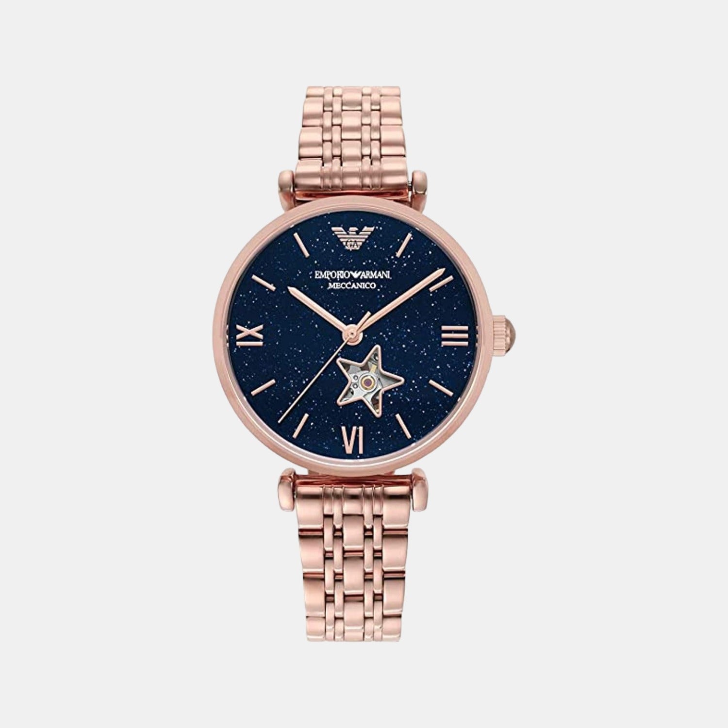 Emporio Armani Round Blue Analog watch