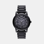 Emporio Armani Round Black Analog watch