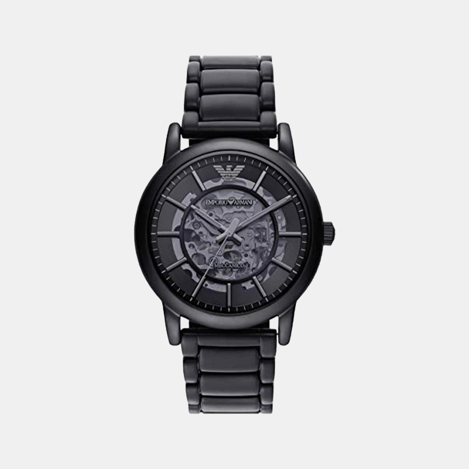 Emporio Armani Round Black Analog watch