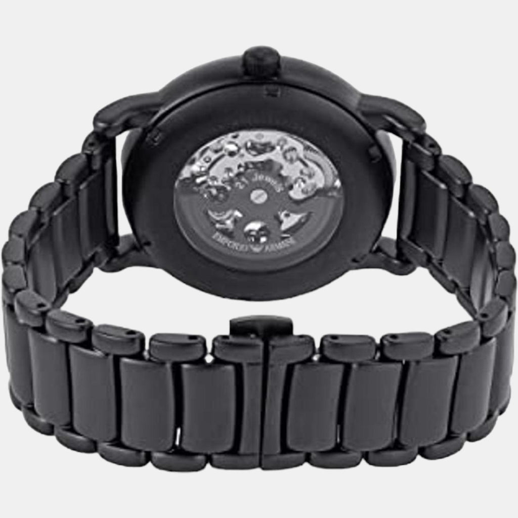 Emporio Armani Men Round Black watch