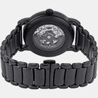 Emporio Armani Men Round Black watch