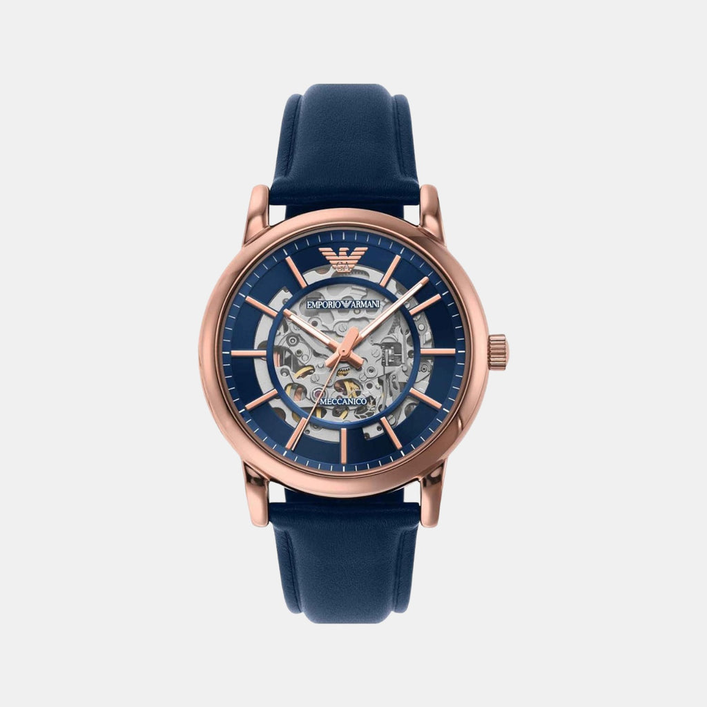 Emporio Armani Round Blue Analog watch