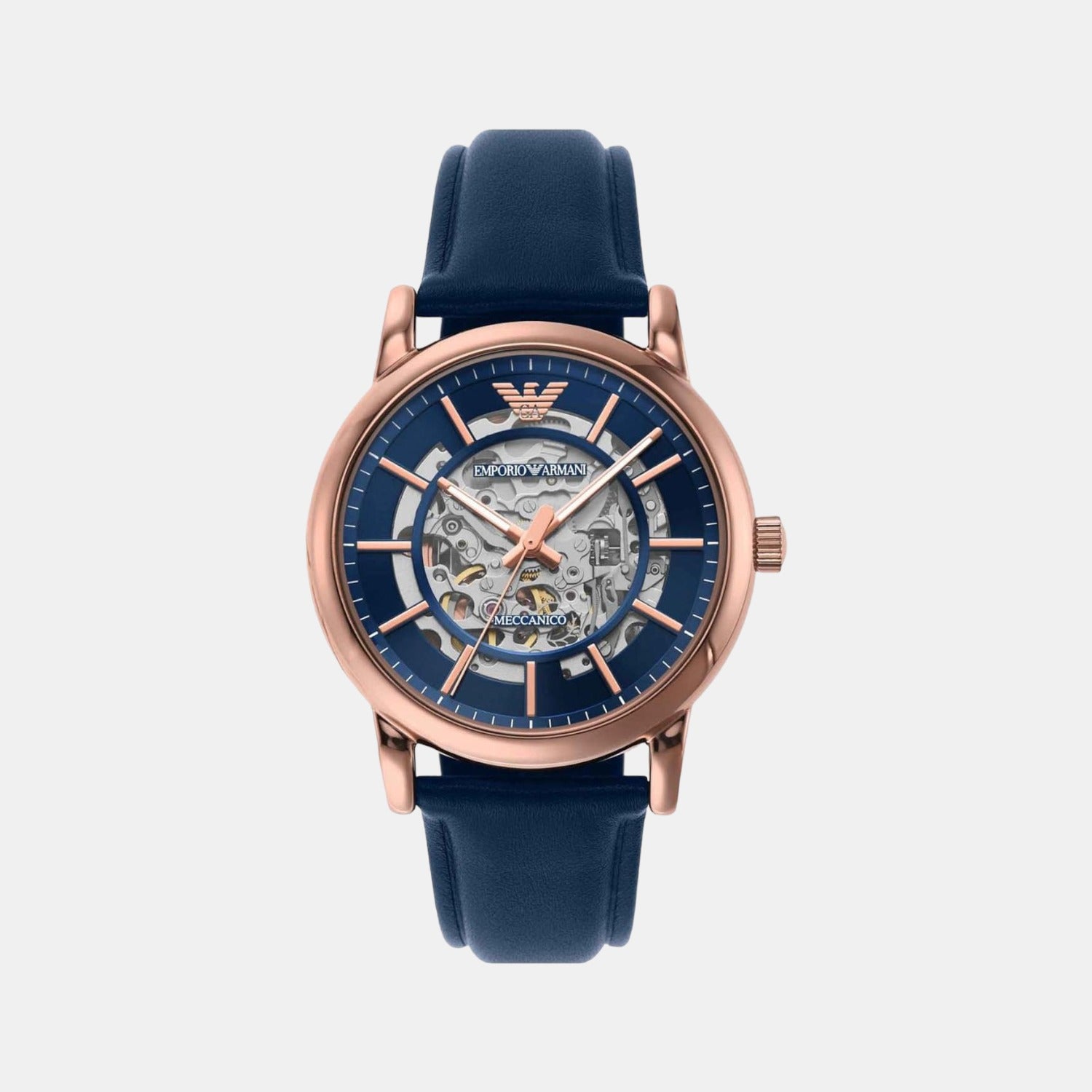 Emporio Armani Round Blue Analog watch