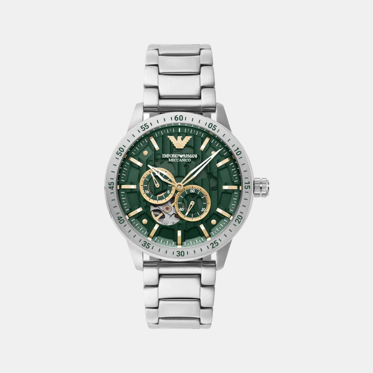 Emporio Armani Male Green Analog Stainless Steel Automatic Watch