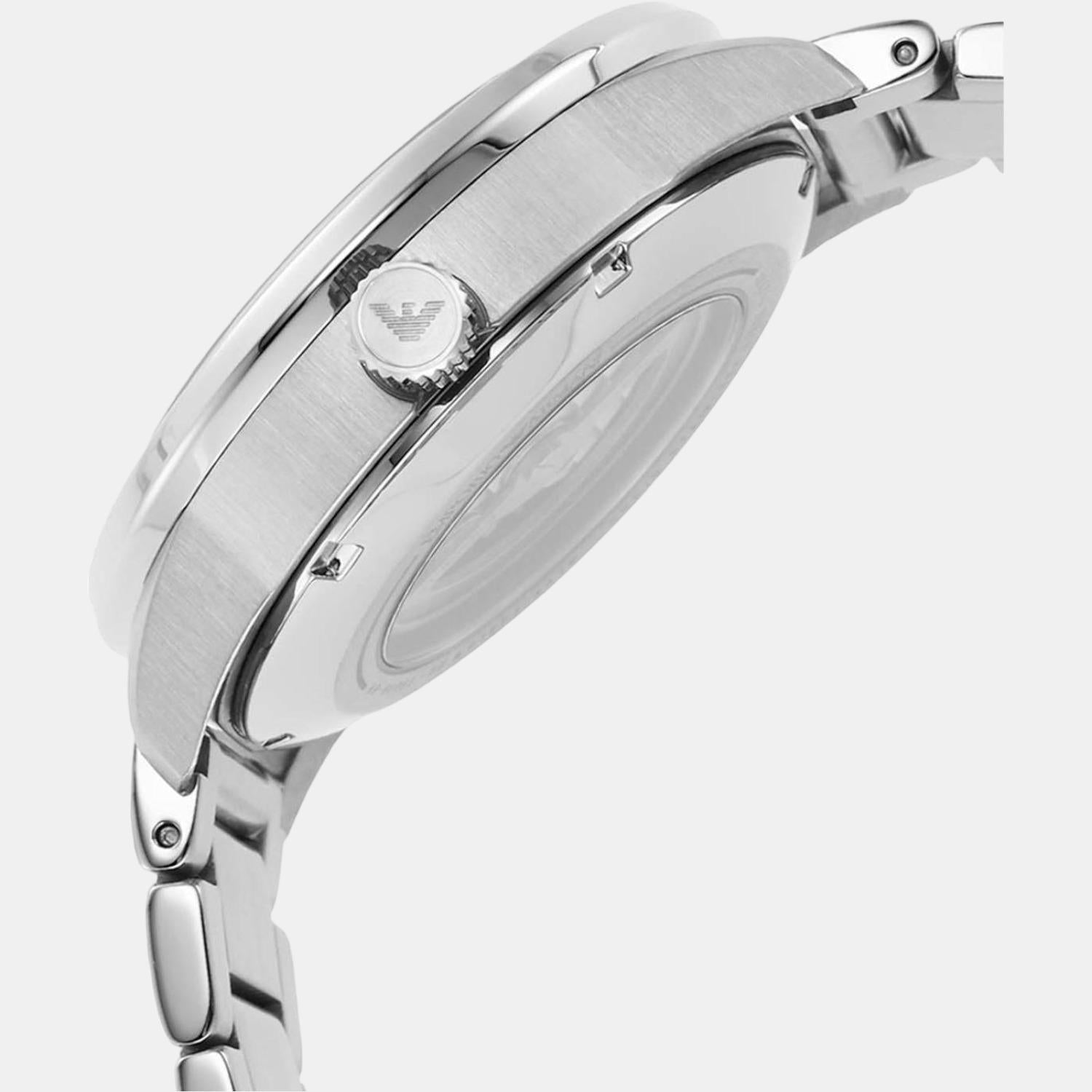 Emporio Armani 43 mm Silver Automatic watch