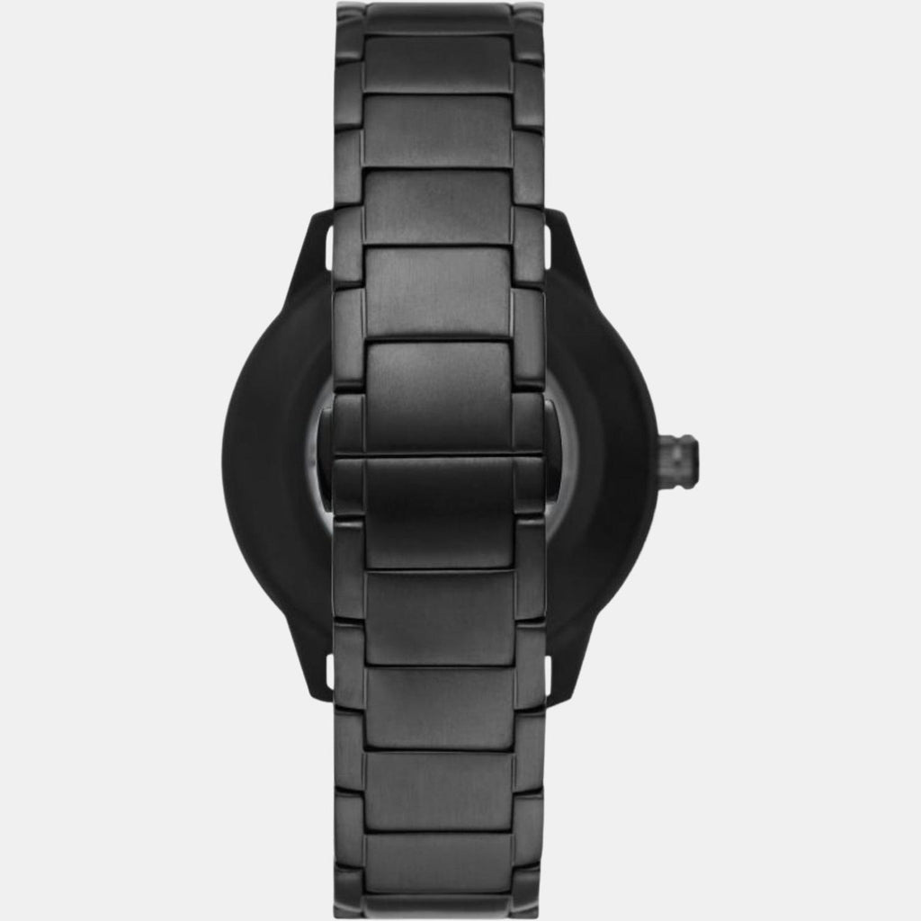 Emporio Armani Men Round Black watch
