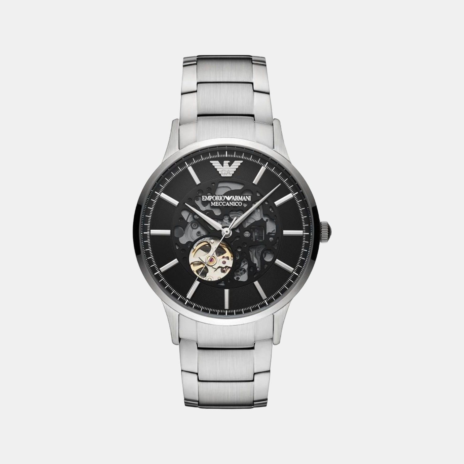 Emporio Armani Round Black Analog watch