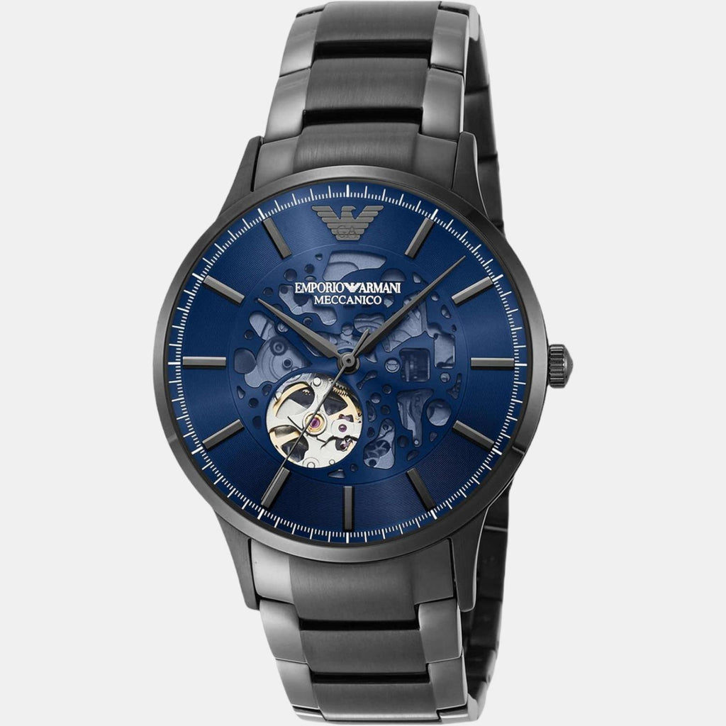 Emporio Armani Men Rectangular Blue watch