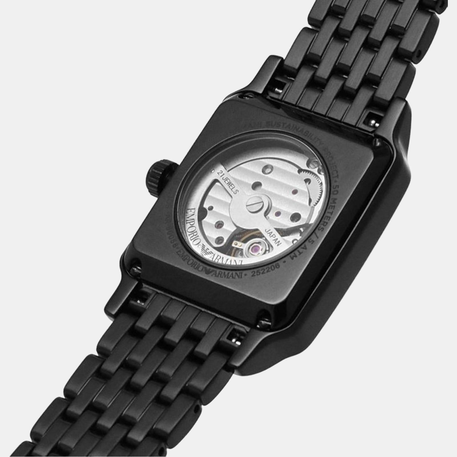 Emporio armani skeleton on sale watch