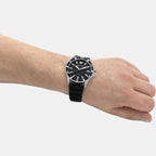 Emporio Armani Silicone Two Tone watch