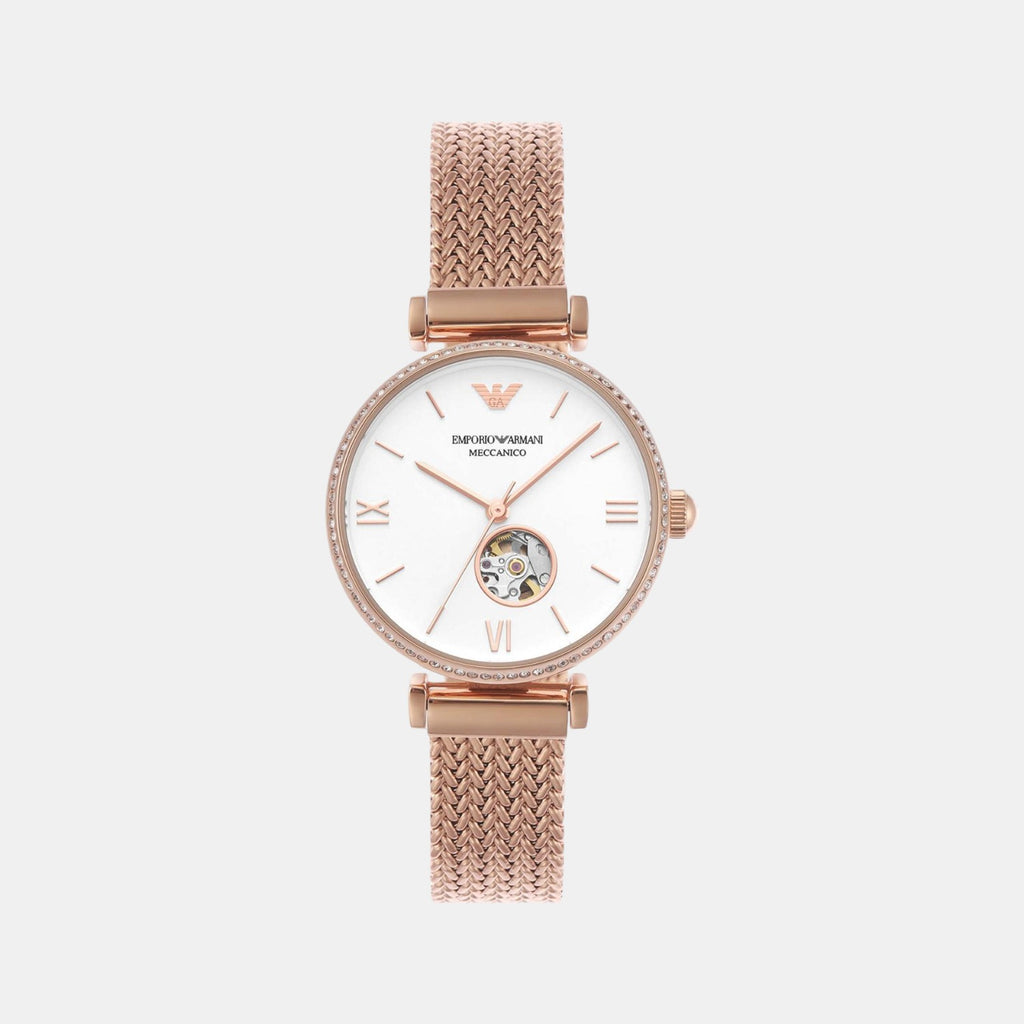 Emporio Armani Round White Analog watch