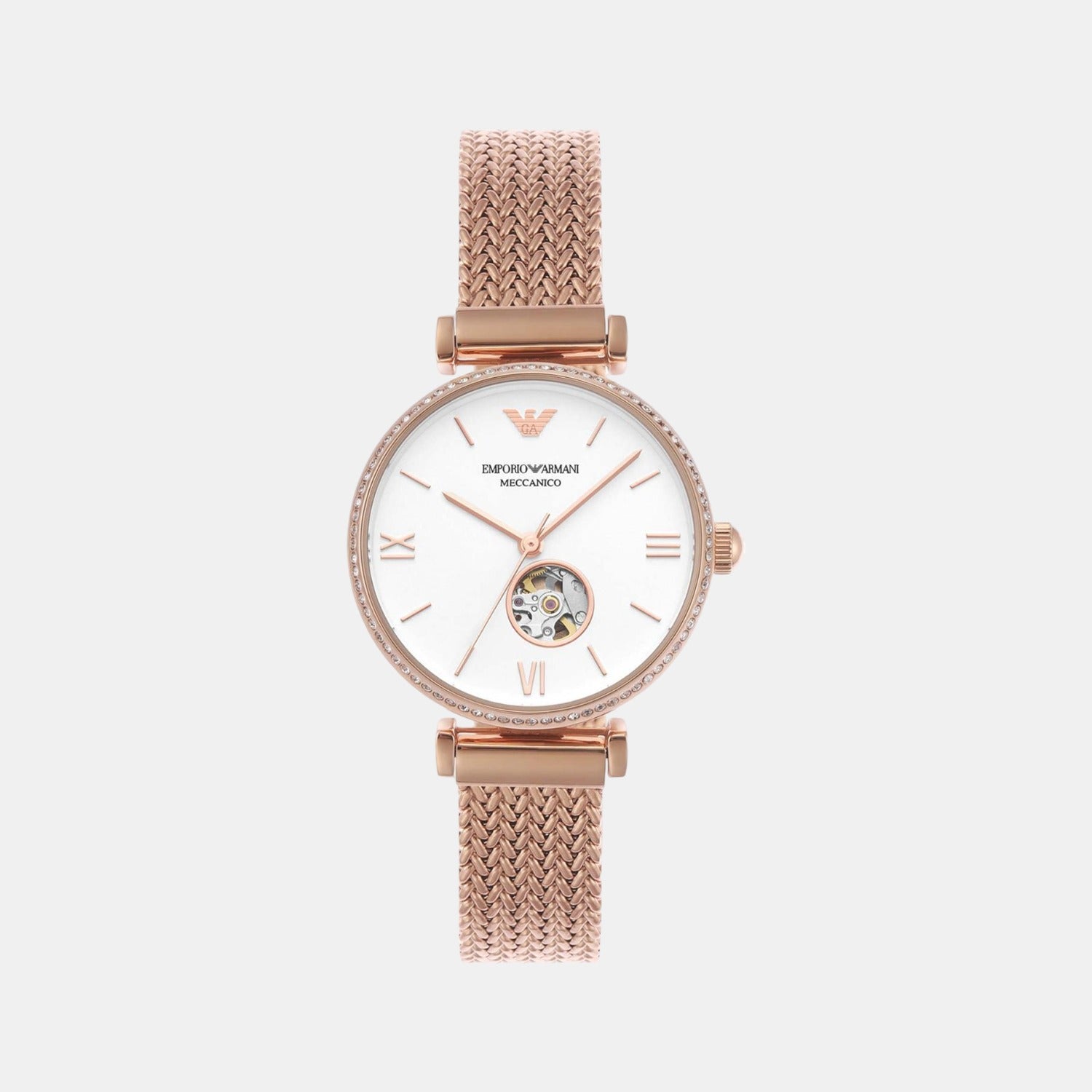 Emporio Armani Round White Analog watch