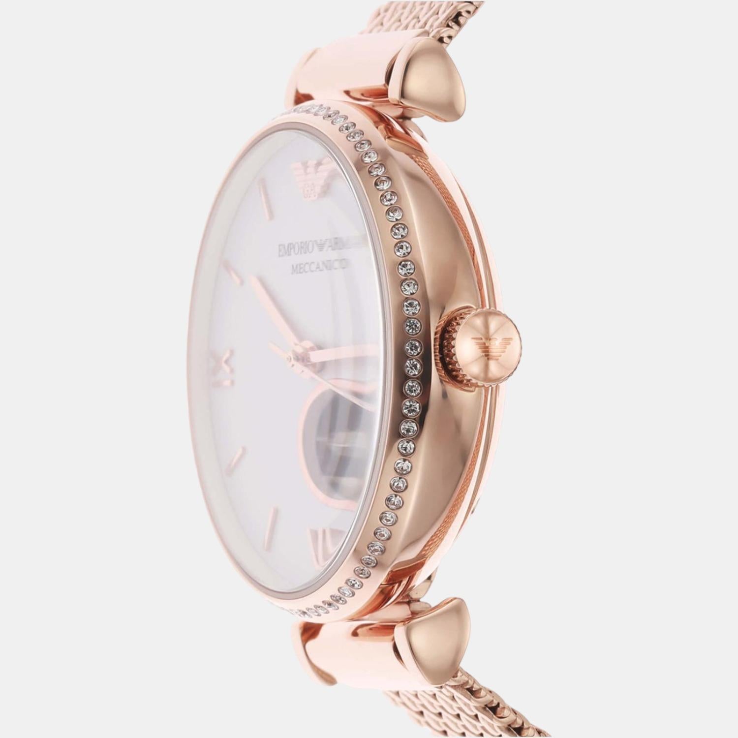 Emporio Armani Women Round White watch
