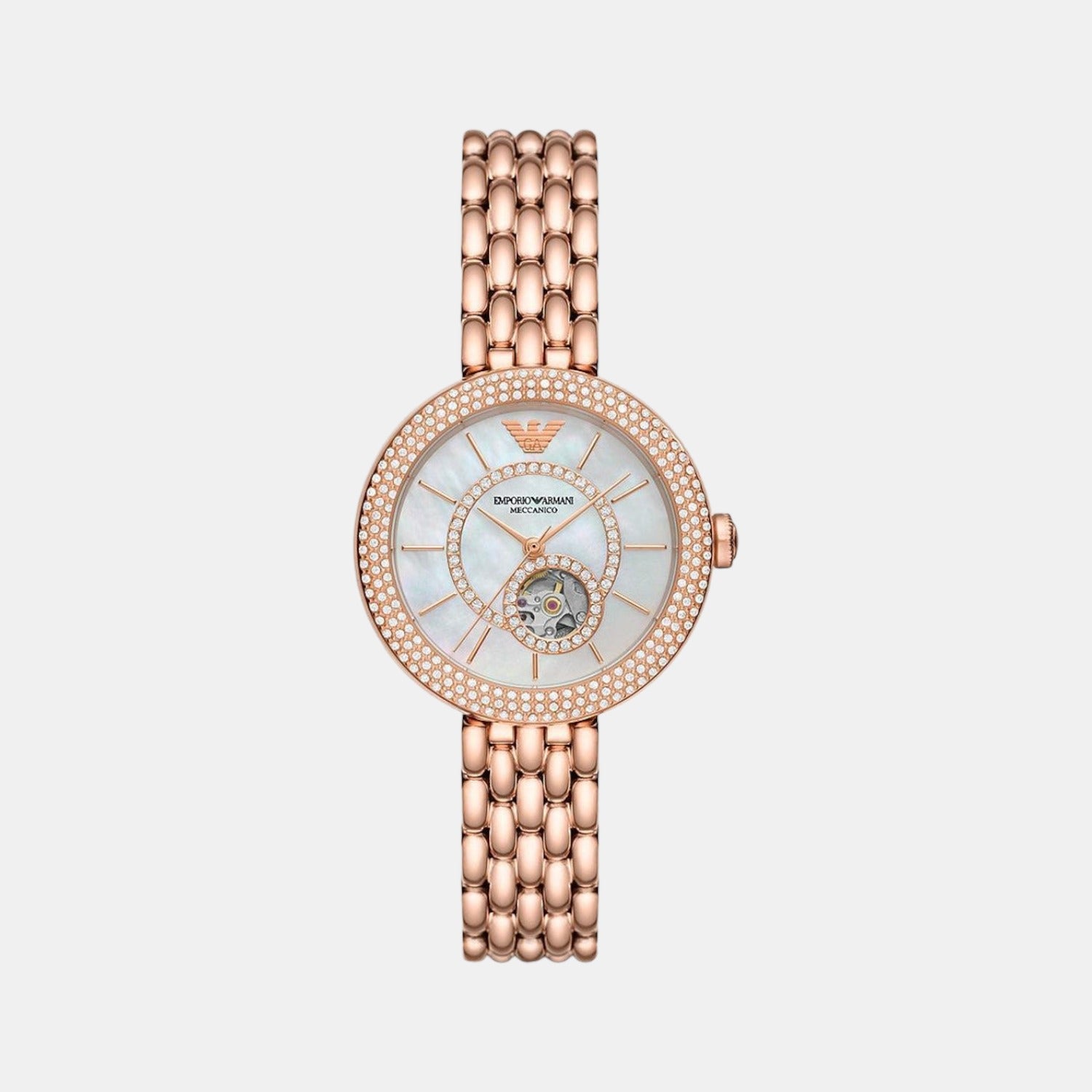 Emporio Armani Round White Analog watch