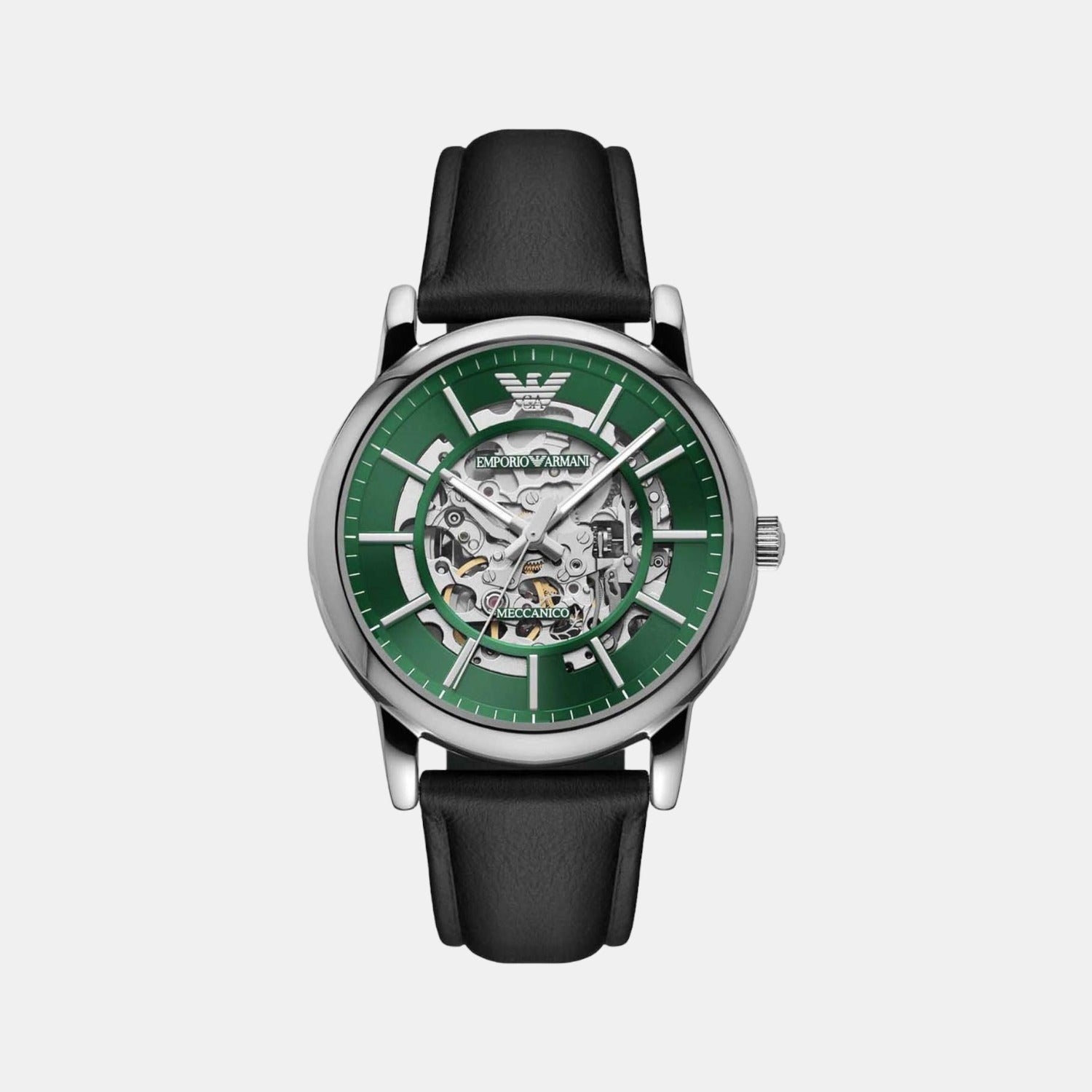 Emporio Armani Round Silver Analog watch