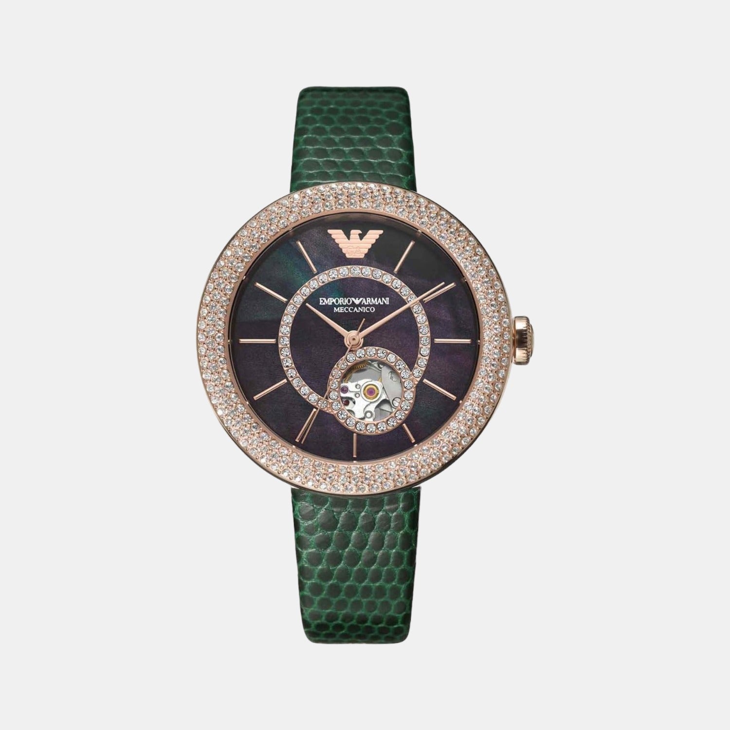 Emporio Armani Round Black Analog watch