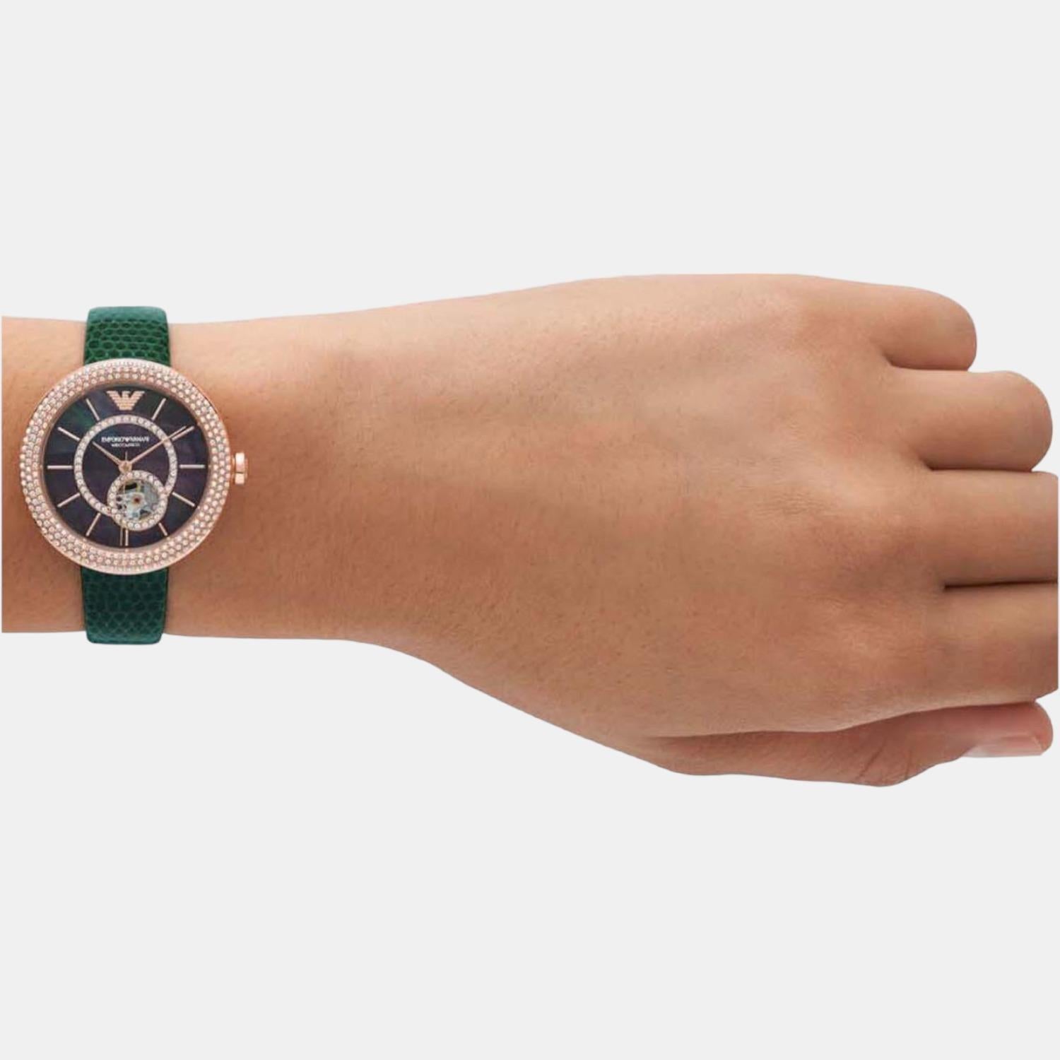 armani-black-and-rose-gold-women-watch-ar60069