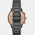 Emporio Armani Men Round Black watch
