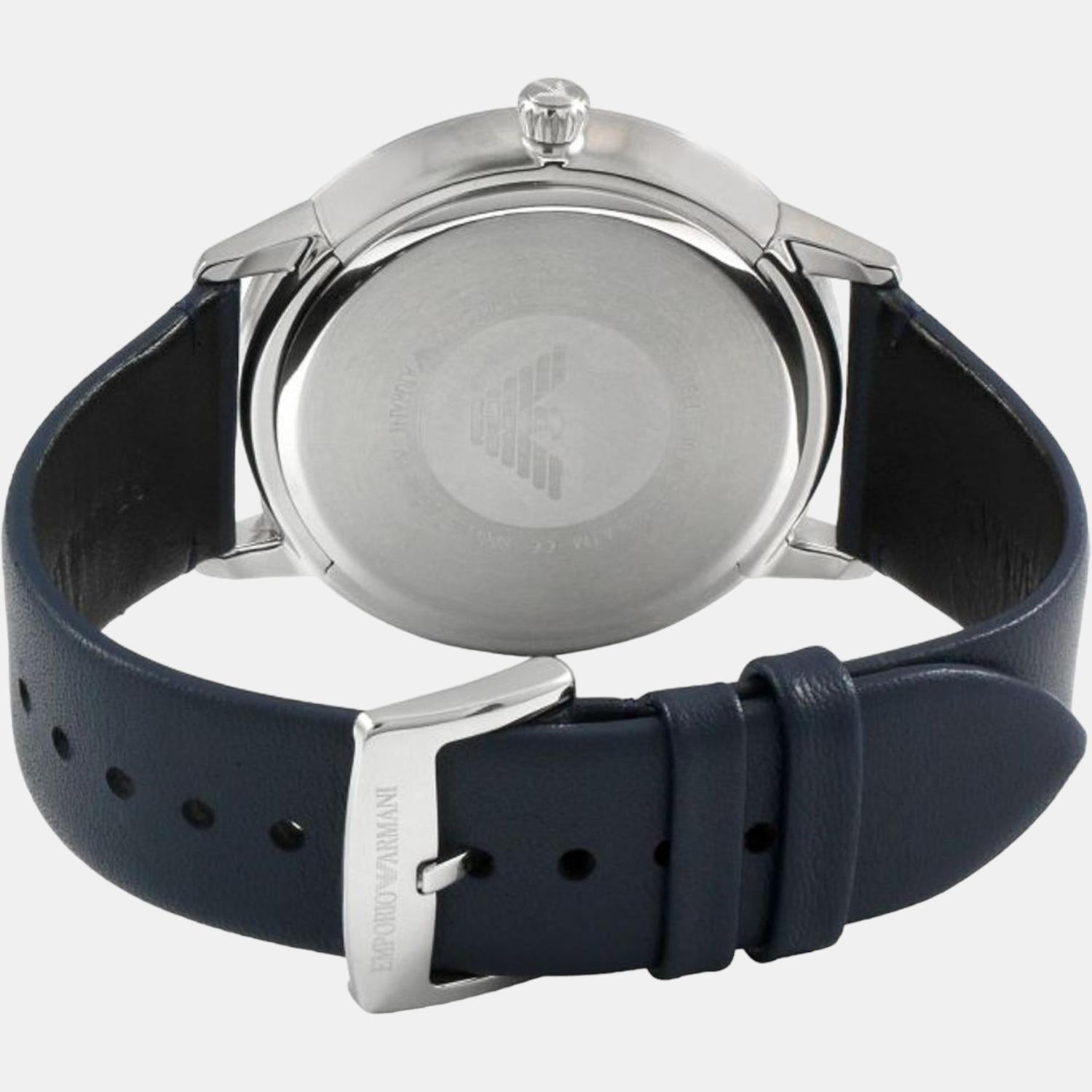 Emporio Armani Men Round Blue watch
